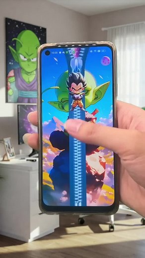 Zipper Lock Screen Wallpaper for a Vibrant Look