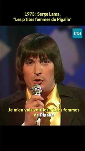 Serge Lama "The Little Women of Pigalle" 💃🤩 #INA #shorts