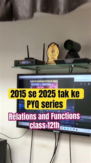 Relations and Functions class 12th PYQ series #pyqs #class12thpyqs #ytshorts #hemantsir #boardexam