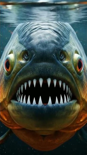 The Fish That Can Eat Humans 😳| #shorts #piranha #fish #facts