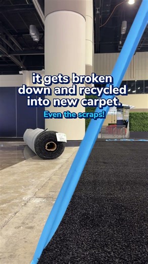 The Most Satisfying Sustainable Sounds | #ASMR Aisle Carpet Installation