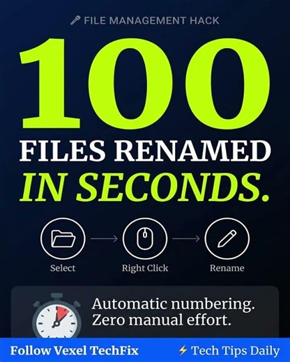 Rename Multiple Files in Seconds
