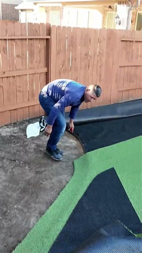 Home turf installation in Houston