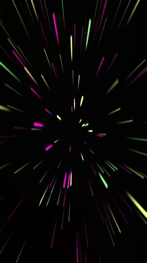 Neon Lines Zoom Loop Background Futuristic Cyberpunk Motion Graphics