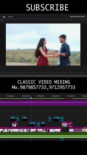 Premiere Pro Pre Wedding Teaser Editing Timeline 🔥 Cinematic Wedding Reel Tutorial