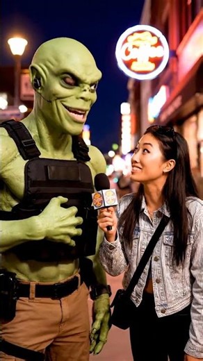 Alien Asks: Would You Pay for Alien WiFi? #alien #streetinterview #comedy