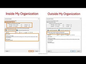 Set-up auto-reply | out of office | auto replies | outlook | office 365