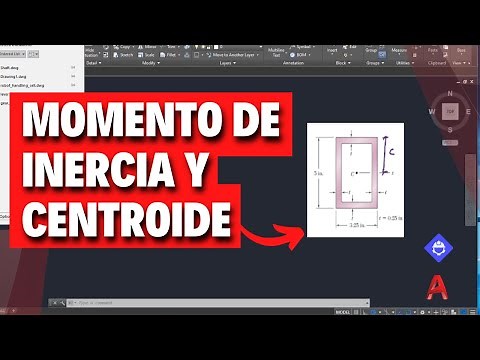 Calculate the CENTROID and MOMENT OF INERTIA in AutoCAD | AutoCAD for beginners