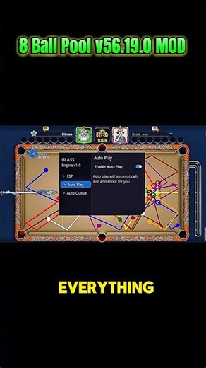 8 Ball Pool LONG LINE + Free Coins 2025 🎱 (Actually Works!) —“Long Line”#8ballpool#shorts#winlootus