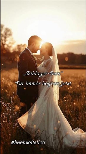 Für immer beginnt jetzt #schlagermusik #hochzeit #hochzeitssong #liebe #romantik #wedding