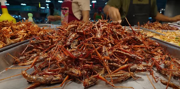 Exploring giant Thai noodles and strange snacks you have to try