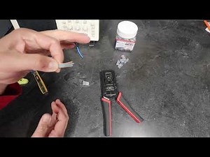 Prepping and terminating Cat6 Platinum Tools EZ RJ45. I show you THE METHOD!