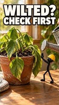 Wilted Plant? Check the Pot Before You Water
