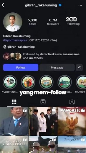 2.9K views · 35 reactions | Heboh warganet menemukan akun Instagram Wapres Gibran Rakabuming Raka yang mem-follow akun terafiliasi judi online. Sekretariat Wakil Presiden (Setwapres) pun memberikan klarifikasi terkait temuan ini. >> https://20.detik.com/detikupdate/20250604-250604160/video-setwapres-buka-suara-soal-heboh-ig-gibran-follow-akun-judol?utm_campaign=detikcomsocmed&utm_medium=oa&utm_source=facebook&utm_content=20detik | detikcom | Facebook