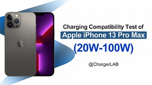 Up to 27W | Charging Compatibility Test of Apple iPhone 13 Pro Max (20W-100W)