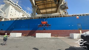 32K views · 288 reactions | PORT CANAVERAL MASSIVE WOOD PULP SHIPMENT: One of the largest wood pulp deliveries ever arrived at Port Canaveral! Our partners at Enstructure Canaveral successfully offloaded 8,000 metric tons from the Panamana vessel, operated by Saga Welco. Wood pulp is an essential material used in making newspapers, toilet paper and countless household essentials. Ambassador Services Inc #PortCanaveralCargo #SagaWelco | Port Canaveral | Facebook
