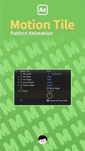 How to create Animated Pattern Background | Motion Tile | After Effects #aftereffects