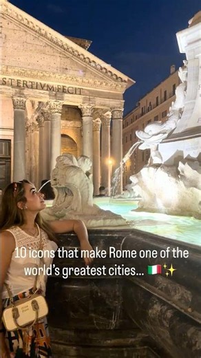 10 Must-See Icons of Rome 🇮🇹 | The City’s Most Famous Landmarks # #italytravel #italyvacations