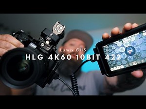 Get 4K60 10bit 422 Pro Res HLG Video with the Lumix GH5 // GH5 HLG Profile and the Atomos Ninja V