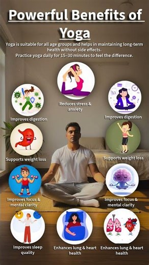 10 Powerful Benefits of Yoga | Daily Yoga for Healthy Body & Mind | Indian Lifestyle | Fit fuel