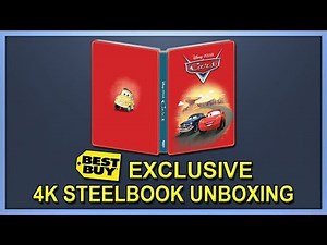 Cars Best Buy Exclusive 4K+2D Blu-ray SteelBook Unboxing