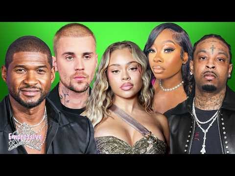 Usher & Justin Bieber CLASH over Diddy? Latto PREGNANT by 21 Savage. 21’s wife supports Latto?