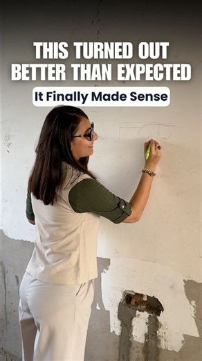 I didn't expect this at all! ✨ #interiordesign #drawingonwalls