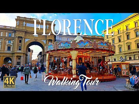 Florence, Italy - 4K Ultra HD Walking Tour