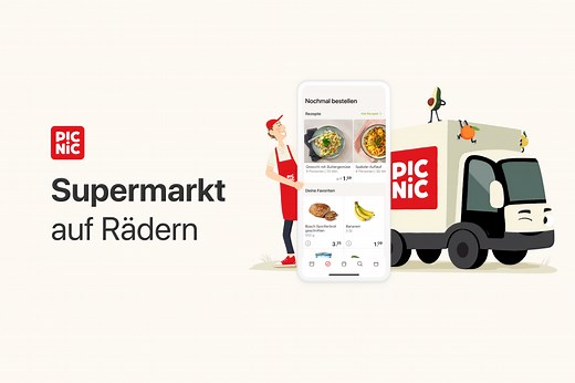 Picnic Online Supermarkt | Deine alltäglichen Einkäufe gratis geliefert