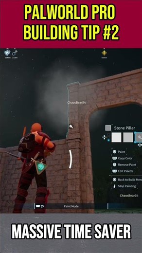Palworld Pro Building Tip #2! Amazing QOL Base Building Feature