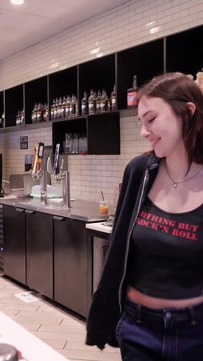 Making and iced lavender vanilla latte w kate