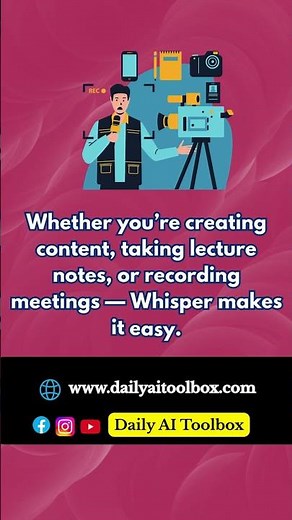 Whisper by OpenAI 🎧 | Best AI Speech-to-Text & Transcription Tool 2025