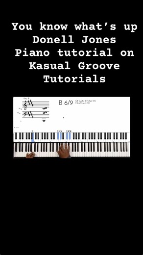 You know what’s up preview. Kasual Groove tutorials #pianolessons #piano