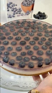 Blueberry Cheesecake with a Crystal Effect (Recipe 29/100) 🫐✨ | No-Bake Cheesecake