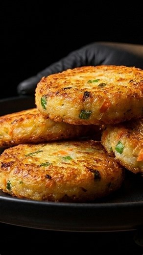The Secret To Perfect Crispy Potato Patties 🤫🥔 #cookinghacks #shorts #snacks