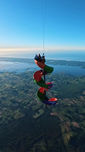 The worlds highest water slide with @evosim.universe ❤️@Jay Alvarrez @Mainarafontanella