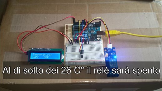 60. Arduino termostato con lm35 e display