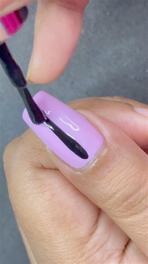 Easy nail art using safety pin 🧷 #nailart #simplenails #homemade #nailtutorial #shorts