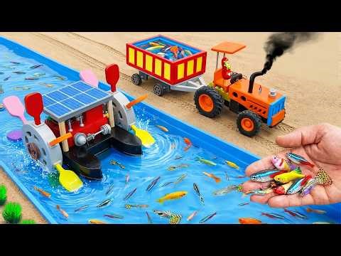 Top Most Creative DIY Oxygen Generator Machine for Fish Pond | HP Mini DIY Tractor
