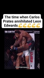 Carlos Prates faced former UFC Welterweight Champion Leon Edwards on November 15, 2025 at UFC 322. He won the fight by knockout in the second round. #fblifestyle | Oman Fights Updates