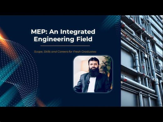 MEP an Integrated Engineering Field | Scope, Skills and Career for Fresh Graduates | Habib Ur Rahman