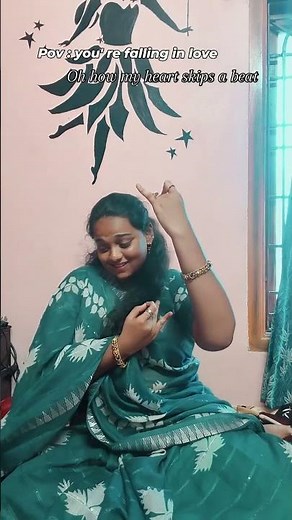 falling love express in classical version ❤️#dance #dancecover #love #classicalmusic #bharathanatyam