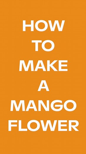 How to Make a Mango Flower Tutorial