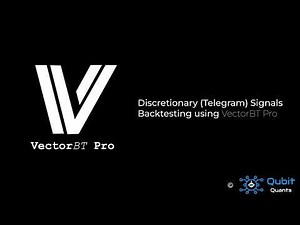 Discretionary Signals Backtesting using VectorBT Pro
