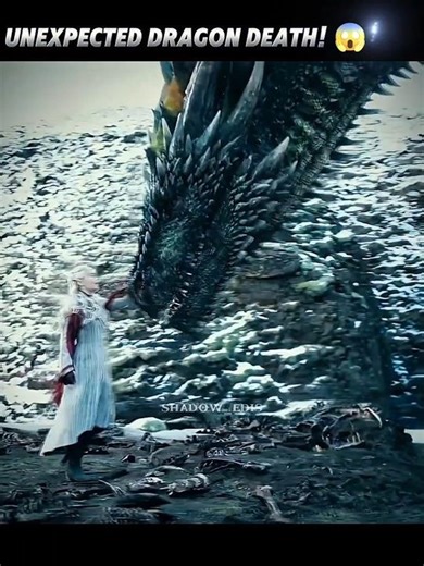 The Most Shocking Dragon Death! 😱🐉 #shorts #action #dragon #emotional #love