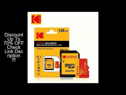 Kodak High Speed ??Micro SD Card U3 Class 10, up to 100MB/s, TF Memory Card with Adapter - Available