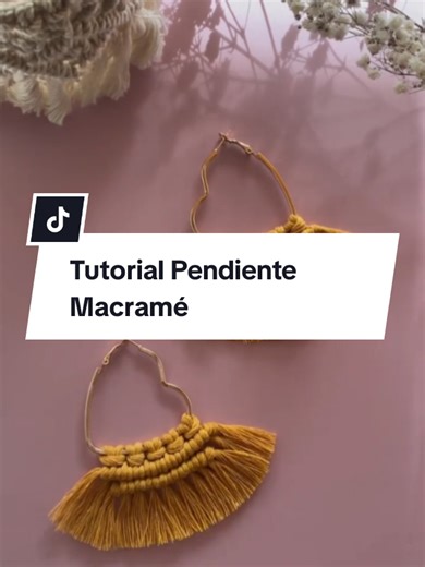 Tutorial de Macramé: Pendientes Hechos a Mano Paso a Paso