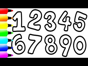 1234567890 | Easy learning Number And Learn Color Name With NB Arts