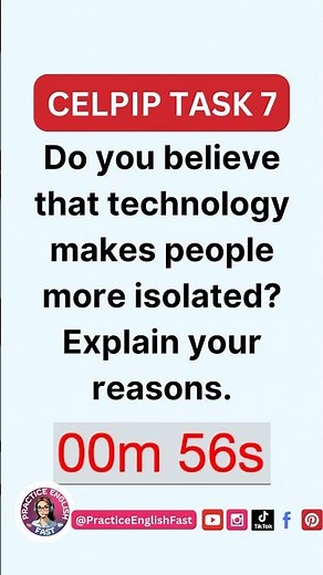 CELPIP Speaking Task 7 | #celpipspeaking #celpiptemplates #celpipexam #practiceenglishfast #celpip