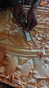 So Satisfying! Traditional Wood Carving Skills #WoodCarving #HandCarved #Craftsmanship